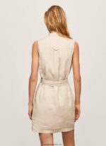 rochie aura utilitare femei Pepe Jeans piatră 6Z0R46215 - imagine 4
