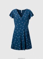 rochie cu imprimeu floral femei Pepe Jeans multi 6Z0R46193 - imagine 5