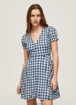 rochie cu imprimeu in carouri femei Pepe Jeans multi 6Z0R46184