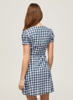 rochie cu imprimeu in carouri femei Pepe Jeans multi 6Z0R46184 - imagine 4