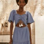 rochie din denim femei Pepe Jeans albastru 6Z0R46163