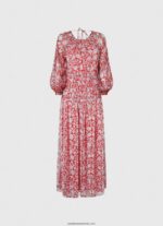 rochie din sifon femei Pepe Jeans multi 6Z0R46143 - imagine 5