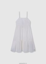 rochie din sifon floral fată Pepe Jeans multi 6Z0R461400 - imagine 5