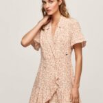 rochie înfășurată cu flori femei Pepe Jeans multi 6Z0R46213