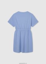 rochie mini cu guler rotunjit fată Pepe Jeans dafin 6Z0R461388 - imagine 2