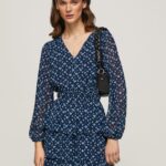 rochie mini cu imprimeu eyra femei Pepe Jeans multi 6Z0R46198