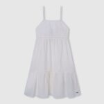 rochie romantică din bumbac fată Pepe Jeans mousse 6Z0R461398