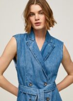 rochie scurtă din denim carmen femei Pepe Jeans denim 6Z0R46154 - imagine 3