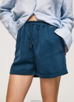 sac de hârtie se potrivesc pantaloni scurți femei Pepe Jeans ocean 6Z0R46507 - imagine 3