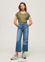 salopetă din denim de bumbac femei Pepe Jeans denim 6Z0R4698 - imagine 5