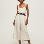salopetă lungă cu decolteu inimă femei Pepe Jeans piatră 6Z0R46153