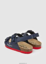 sandale anatomice dublu kansas băiat Pepe Jeans marina 6Z0R461549 - imagine 4