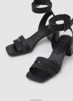 sandale bloc altea young femei Pepe Jeans negru 6Z0R46641 - imagine 3