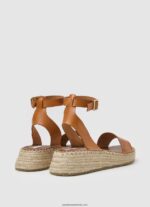 sandale cu pană kate emboed femei Pepe Jeans tutun 6Z0R46677 - imagine 4