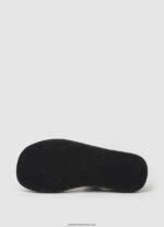 sandale cu pană logi de vară femei Pepe Jeans negru 6Z0R46652 - imagine 5