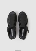 sandale cu pană witney sunny femei Pepe Jeans negru 6Z0R46647 - imagine 2