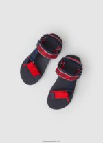 sandale de trek cu bandă de piscină băiat Pepe Jeans marina 6Z0R461554 - imagine 2