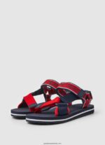 sandale de trek cu bandă de piscină băiat Pepe Jeans marina 6Z0R461554 - imagine 3