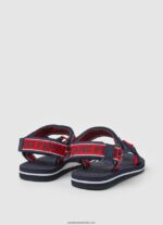 sandale de trek cu bandă de piscină băiat Pepe Jeans marina 6Z0R461554 - imagine 4