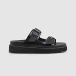sandale pola park cu catarama dubla femei Pepe Jeans negru 6Z0R46670