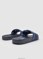 șlapi de plajă cu logo slider băiat Pepe Jeans marina 6Z0R461552 - imagine 4
