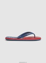 șlapi de plajă cu steag balenă bărbați Pepe Jeans marina 6Z0R461256