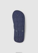 șlapi de plajă hawi flag bărbați Pepe Jeans denim închis la culoare 6Z0R461259 - imagine 5