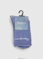 șosete adelle pachet de 3 femei Pepe Jeans marina 6Z0R46563 - imagine 2