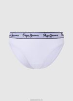 sutien sport din bumbac femei Pepe Jeans marnă cenușie 6Z0R46544 - imagine 4