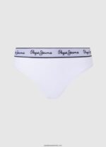 sutien sport din bumbac femei Pepe Jeans marnă cenușie 6Z0R46544 - imagine 5