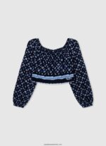 top cu logo imprimat fată Pepe Jeans strălucire 6Z0R461432 - imagine 5