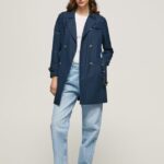trenci clasic din twill femei Pepe Jeans dulwich 6Z0R46107