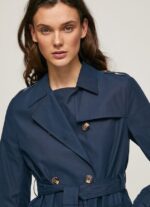 trenci clasic din twill femei Pepe Jeans dulwich 6Z0R46107 - imagine 3