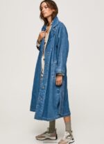 trenci supradimensionat din denim femei Pepe Jeans denim 6Z0R46108