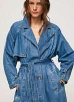 trenci supradimensionat din denim femei Pepe Jeans denim 6Z0R46108 - imagine 4