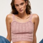 tricot curele de sus femei Pepe Jeans roz tulbure 6Z0R46247