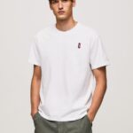 tricou cabină telefonică bărbați Pepe Jeans alb 6Z0R46984
