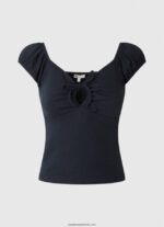 tricou cu decolteu iubit femei Pepe Jeans dulwich 6Z0R46438 - imagine 4