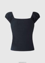 tricou cu decolteu iubit femei Pepe Jeans dulwich 6Z0R46438 - imagine 5