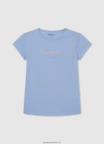 tricou cu dungi cu dungi fată Pepe Jeans ocean 6Z0R461466 - imagine 4