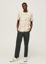 tricou cu imprimeu camuflaj bărbați Pepe Jeans malţ 6Z0R46963 - imagine 2