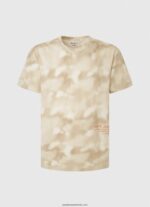 tricou cu imprimeu camuflaj bărbați Pepe Jeans malţ 6Z0R46963 - imagine 5