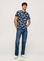 tricou cu imprimeu camuflaj bărbați Pepe Jeans ozzy 6Z0R46922 - imagine 2