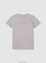 tricou cu imprimeu cu logo băiat Pepe Jeans fildeş 6Z0R461626