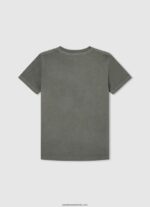 tricou cu imprimeu cu logo băiat Pepe Jeans turnare 6Z0R461612 - imagine 2