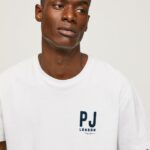tricou cu imprimeu cu logo bărbați Pepe Jeans alb 6Z0R46953