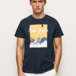 tricou cu imprimeu cu logo bărbați Pepe Jeans dulwich 6Z0R46979