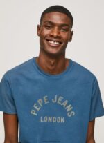 tricou cu imprimeu cu logo bărbați Pepe Jeans jarman 6Z0R46951 - imagine 3