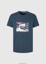 tricou cu imprimeu foto bărbați Pepe Jeans jarman 6Z0R46954 - imagine 5