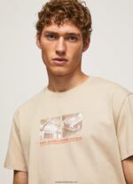 tricou cu imprimeu foto bărbați Pepe Jeans malţ 6Z0R46989 - imagine 3
